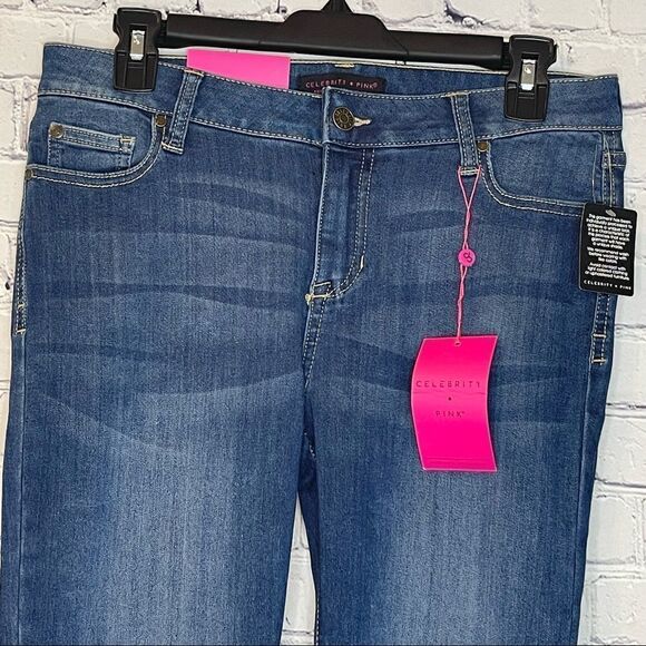 Celebrity Pink Mid Rise Skinny Ankle Jeans - Picture 2 of 6